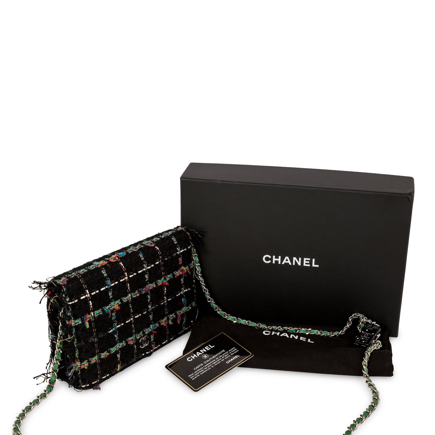 Chanel WOC - Tweed Robot Wallet on Chain