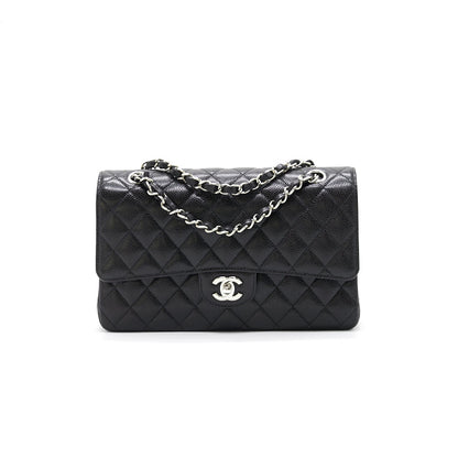 Chanel Medium 25cm Classical Double Flap Caviar Black  Year 2020