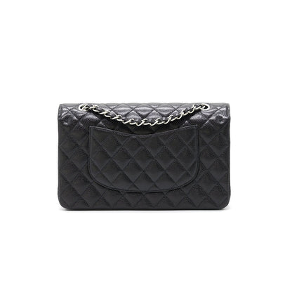 Chanel Medium 25cm Classical Double Flap Caviar Black  Year 2020