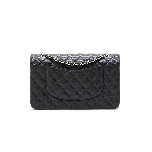 Chanel Medium 25cm Classical Double Flap Caviar Black  Year 2020
