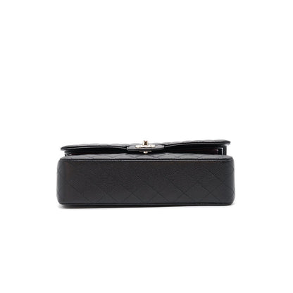 Chanel Medium 25cm Classical Double Flap Caviar Black  Year 2020