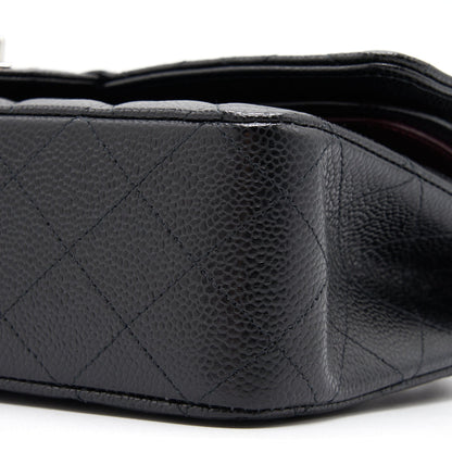 Chanel Medium 25cm Classical Double Flap Caviar Black  Year 2020