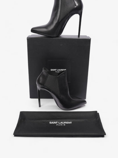 Saint Laurent Paris Ankle Boot 110 Black Leather EU 40 UK 7