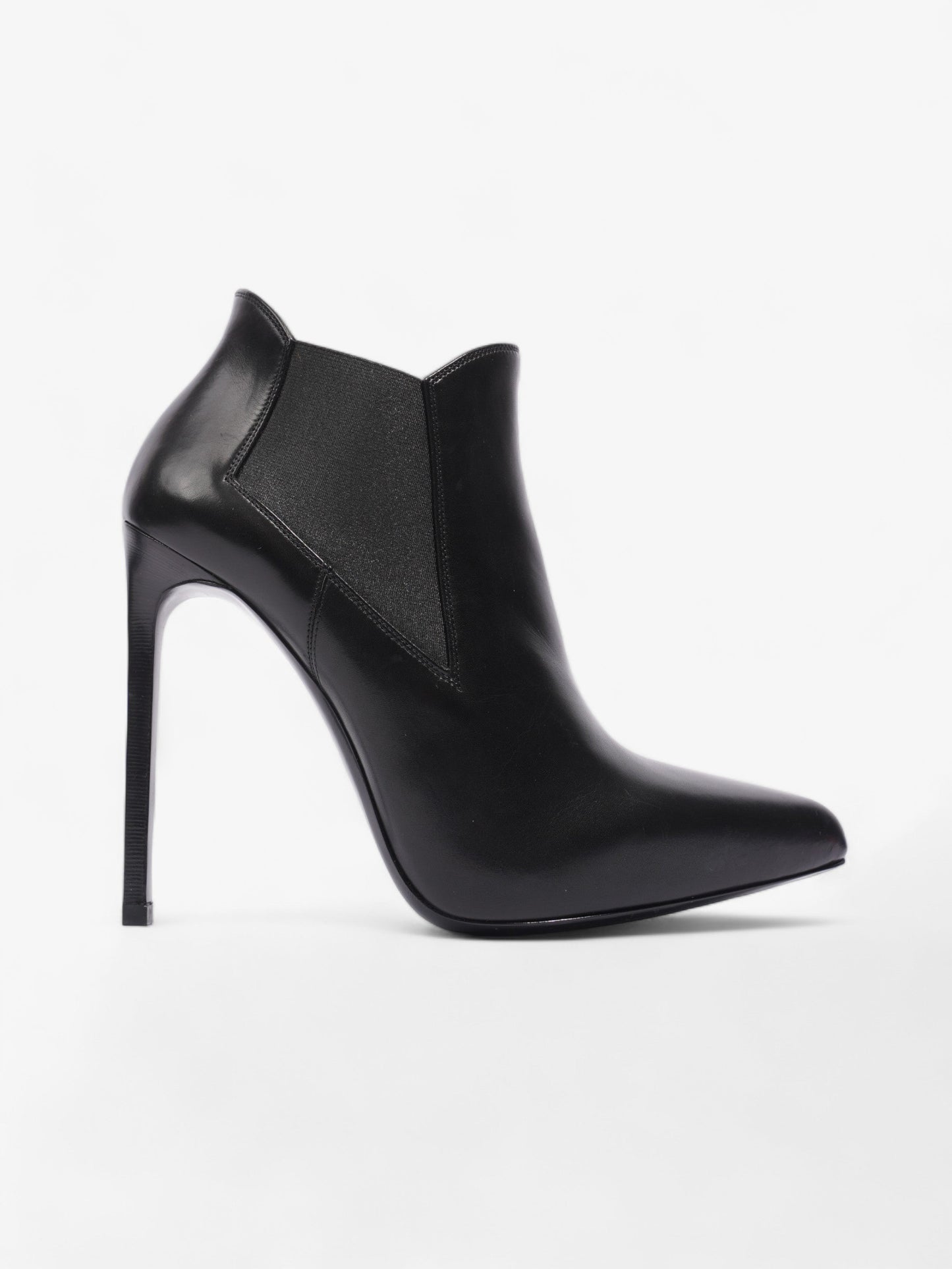 Saint Laurent Paris Ankle Boot 110 Black Leather EU 40 UK 7