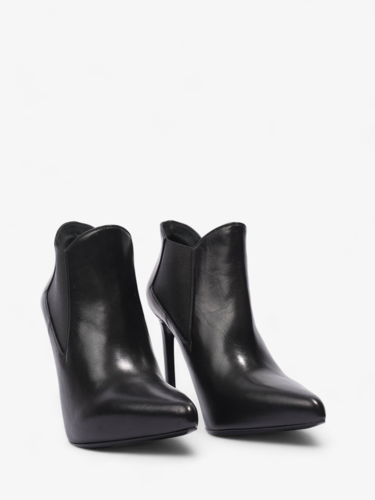 Saint Laurent Paris Ankle Boot 110 Black Leather EU 40 UK 7