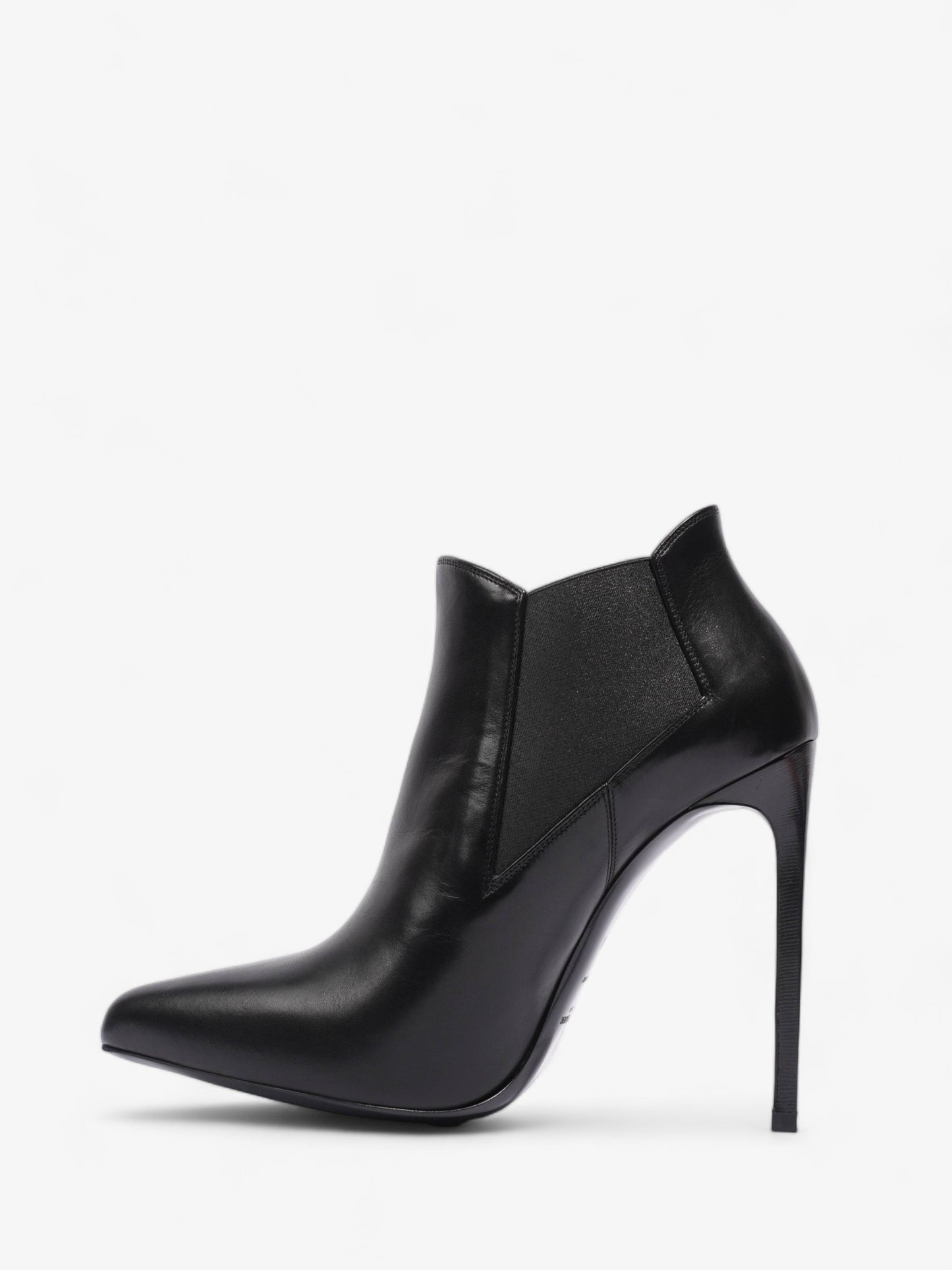 Saint Laurent Paris Ankle Boot 110 Black Leather EU 40 UK 7
