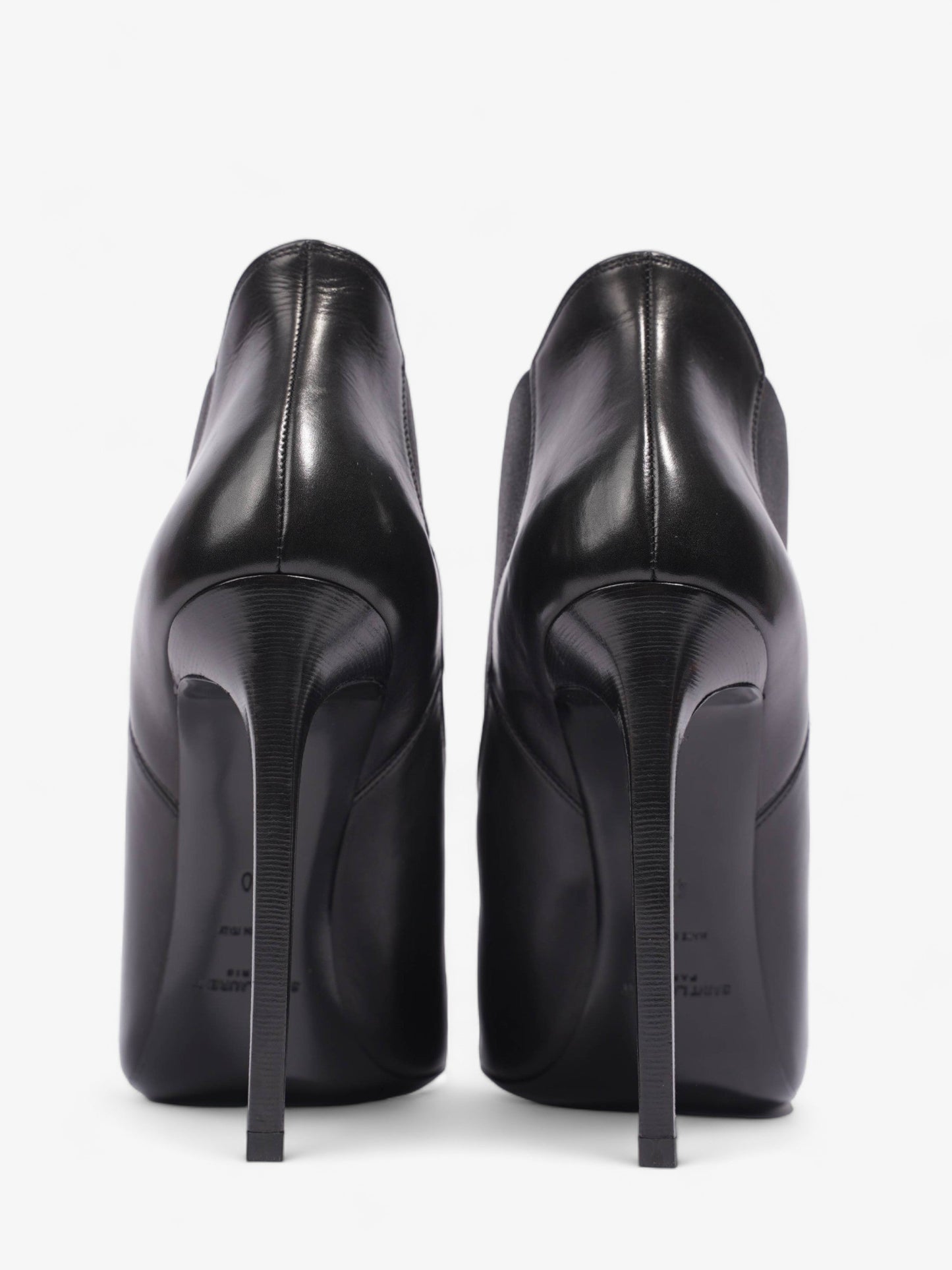 Saint Laurent Paris Ankle Boot 110 Black Leather EU 40 UK 7