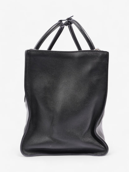 Prada Twin Pocket Tote Black Leather Medium