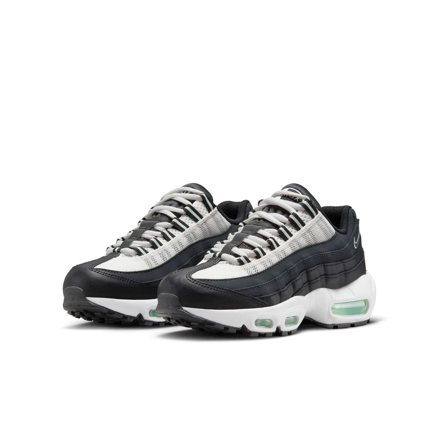 Big Kids' Nike Air Max 95 Recraft "White Anthracite Mint Foam"