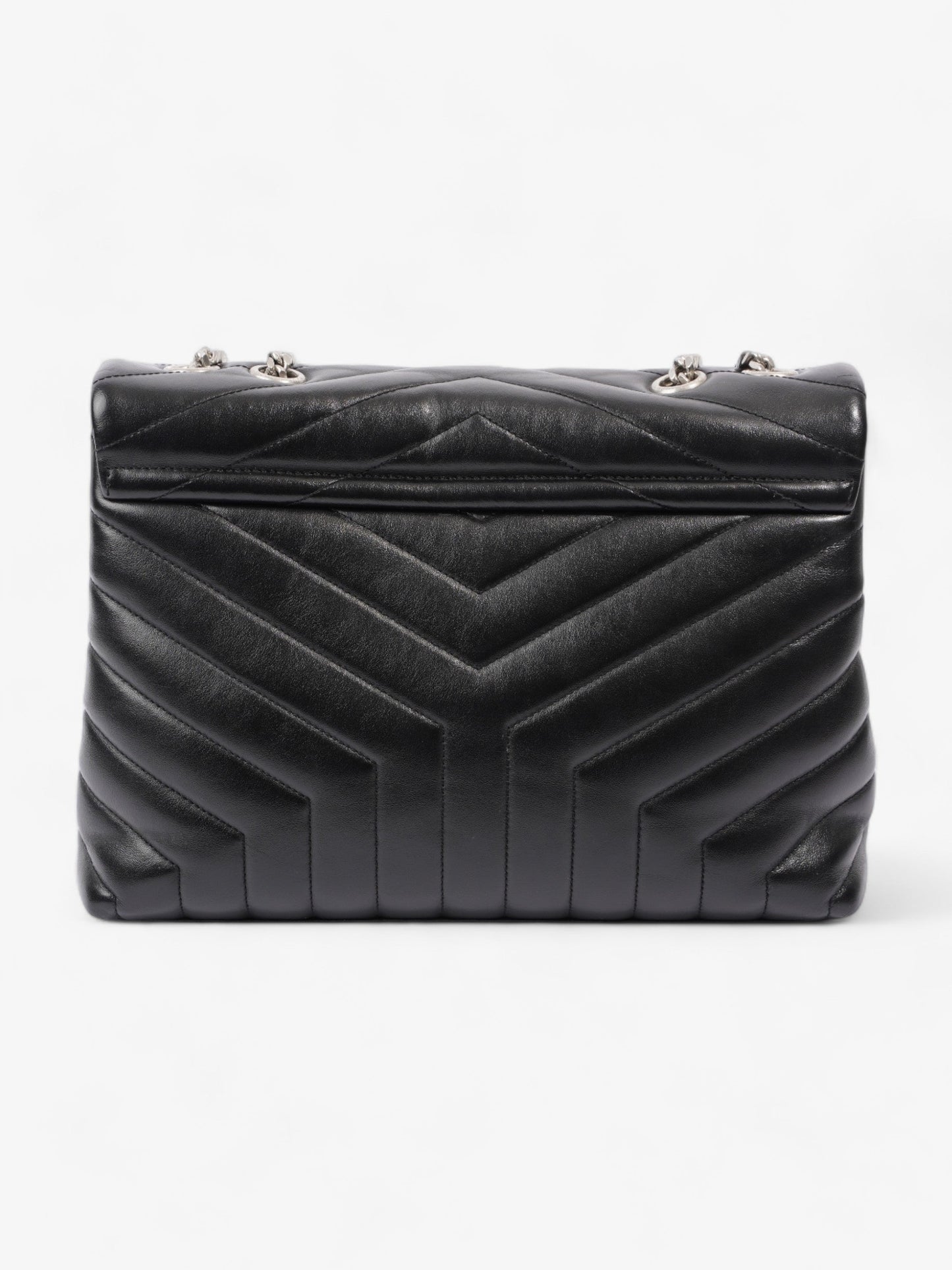 Saint Laurent Lou Lou Medium Black Leather