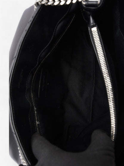 Saint Laurent Lou Lou Medium Black Leather