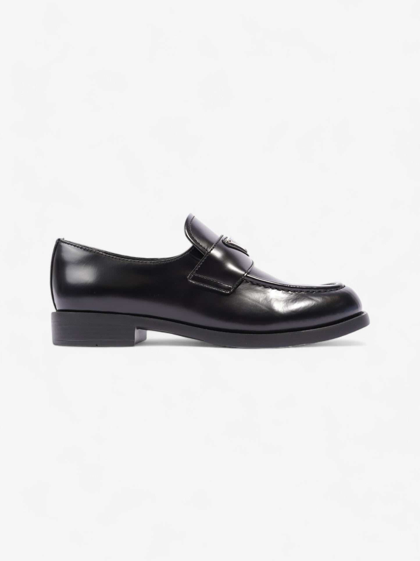 Prada Ritch Erani Loafer Black Leather EU 37.5 UK 4.5