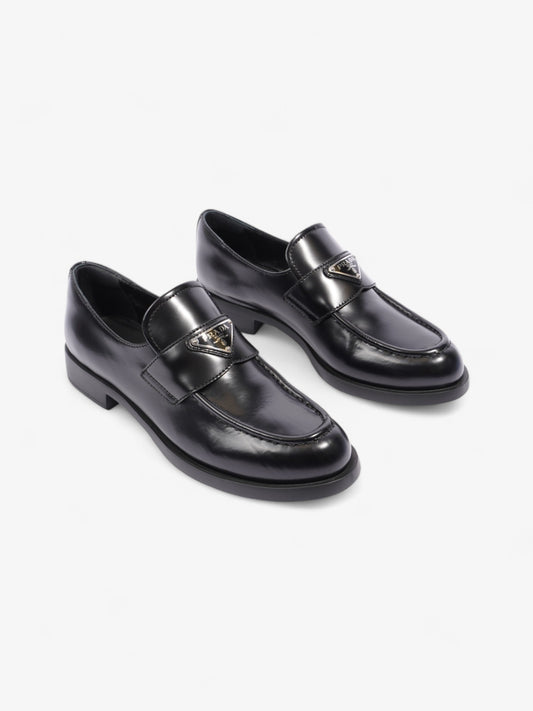 Prada Ritch Erani Loafer Black Leather EU 37.5 UK 4.5