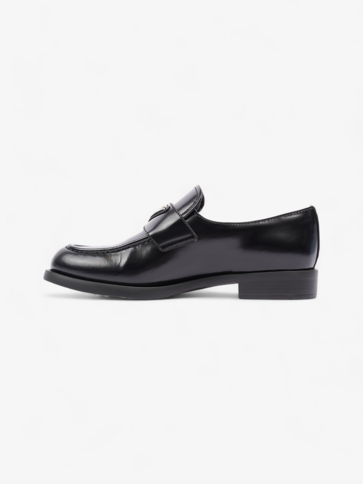 Prada Ritch Erani Loafer Black Leather EU 37.5 UK 4.5