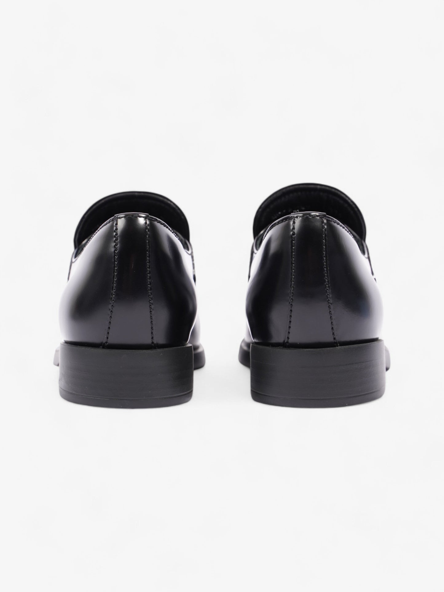 Prada Ritch Erani Loafer Black Leather EU 37.5 UK 4.5