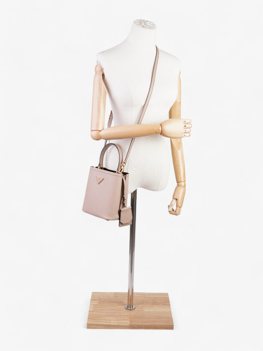 Prada Pannier Nude Beige Saffiano Leather Small
