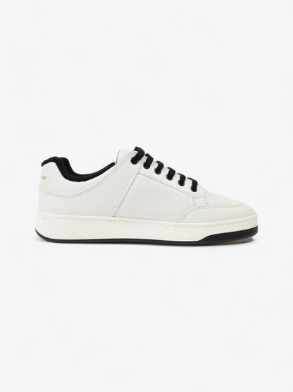 Saint Laurent SL 61/ Perforated Sneakers White / Black Leather EU 43 UK 9