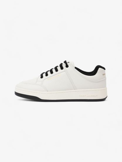 Saint Laurent SL 61/ Perforated Sneakers White / Black Leather EU 43 UK 9