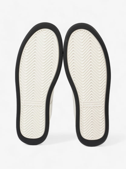 Saint Laurent SL 61/ Perforated Sneakers White / Black Leather EU 43 UK 9