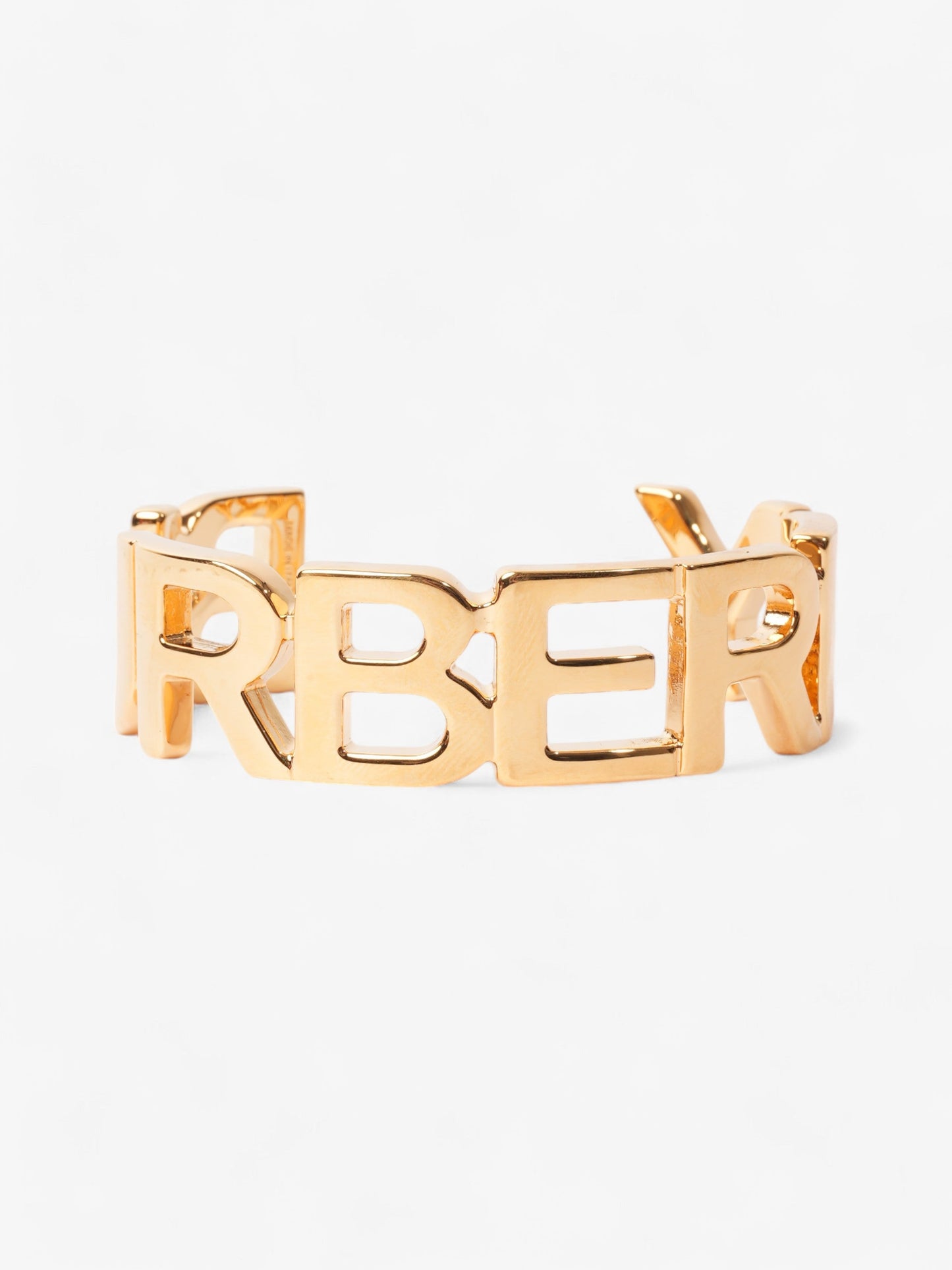 Burberry Burberry Cuff Gold Brass Small