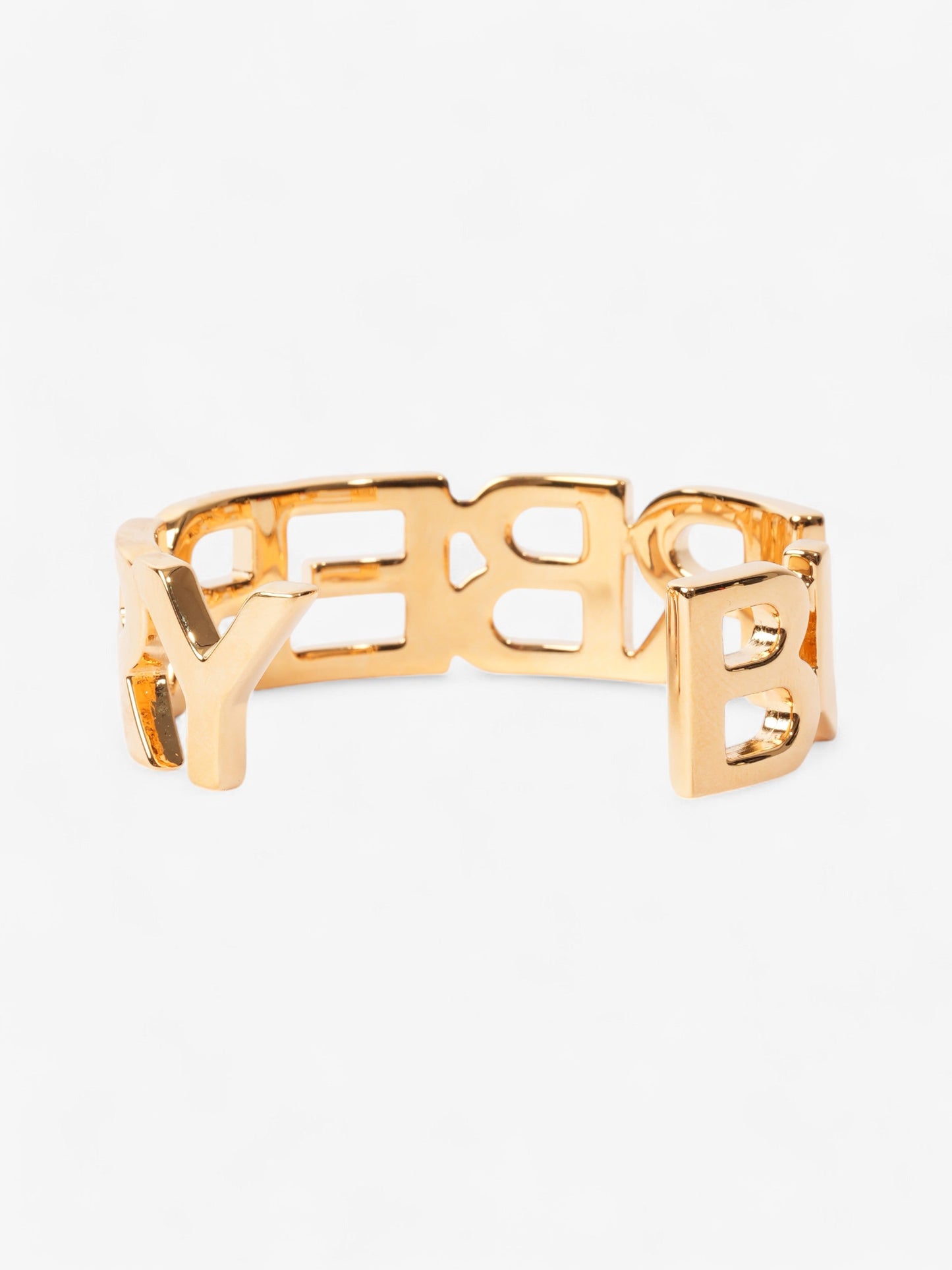 Burberry Burberry Cuff Gold Brass Small