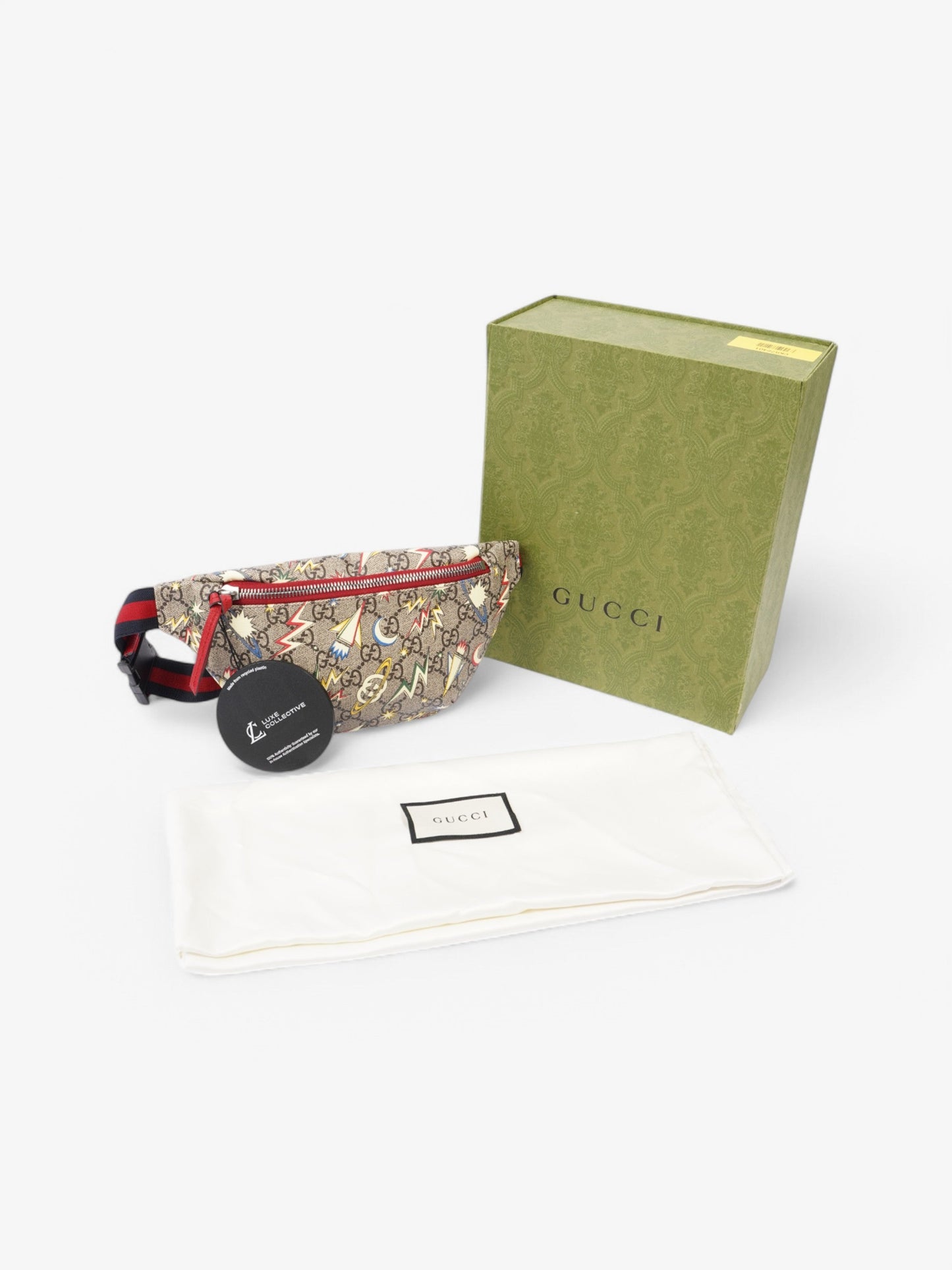 Gucci GG Space Belt Bag GG Supreme / Multicoloured Coated Canvas