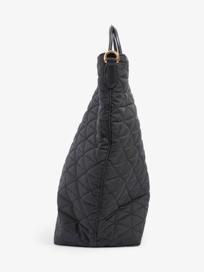 Prada Tessuto Quilted Tote Black Nylon