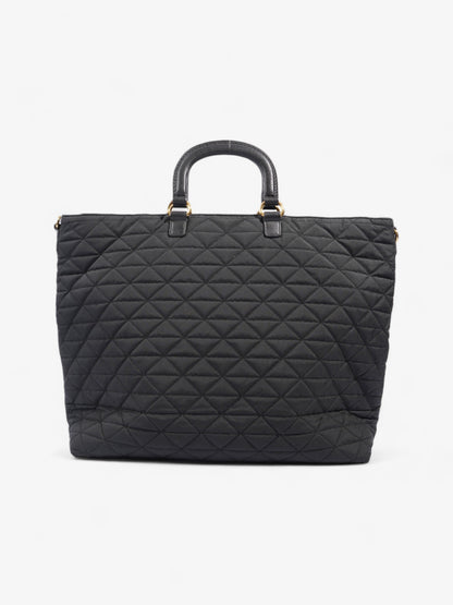 Prada Tessuto Quilted Tote Black Nylon