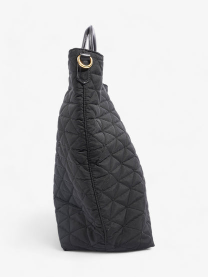 Prada Tessuto Quilted Tote Black Nylon