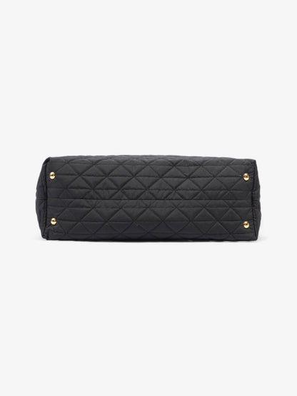 Prada Tessuto Quilted Tote Black Nylon