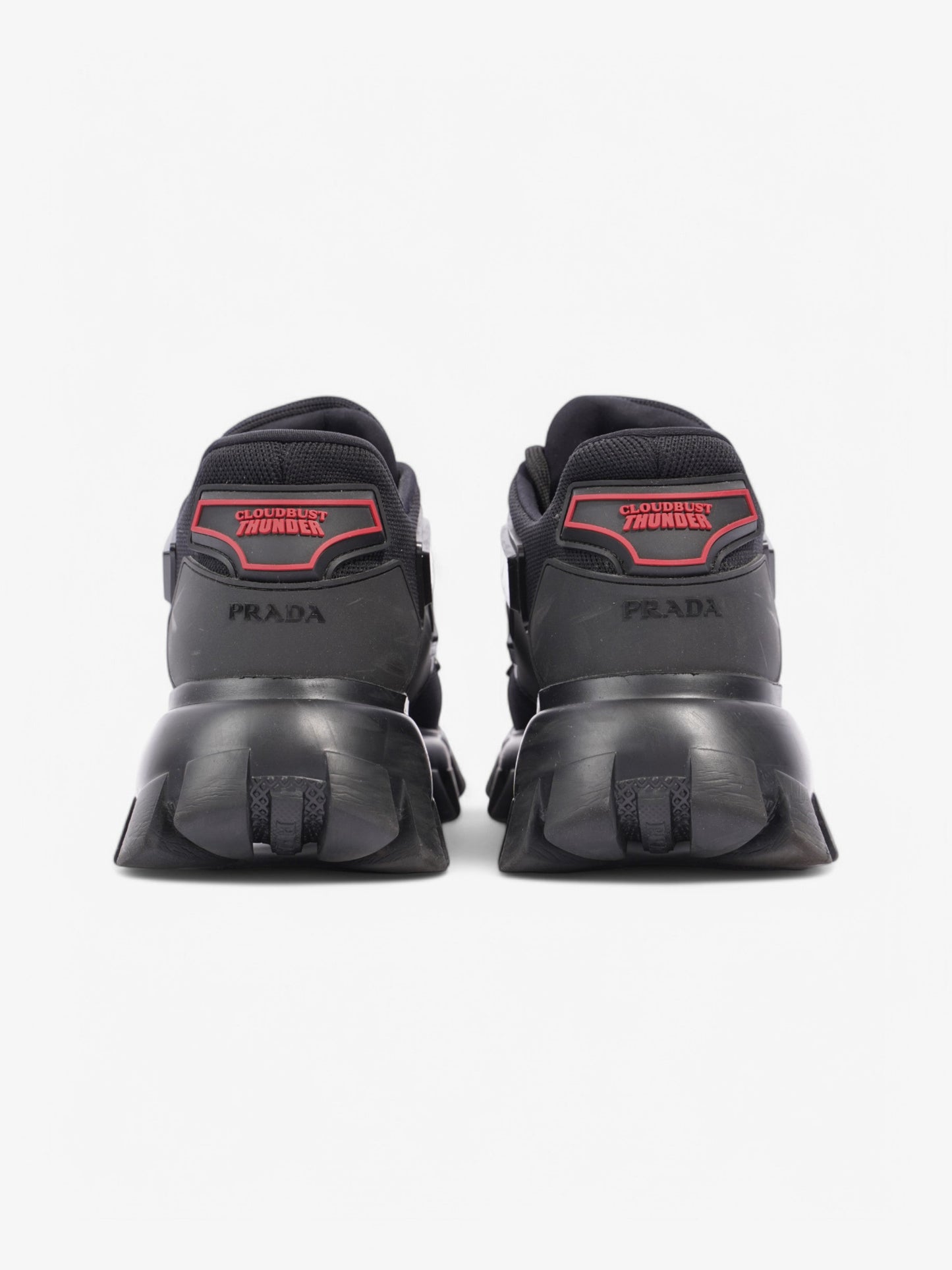 Prada Cloudbust Thunder  Black / Red Mesh EU 39 UK 6