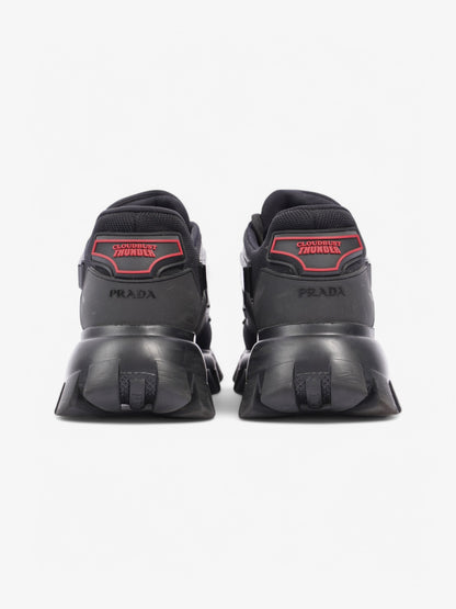 Prada Cloudbust Thunder  Black / Red Mesh EU 39 UK 6