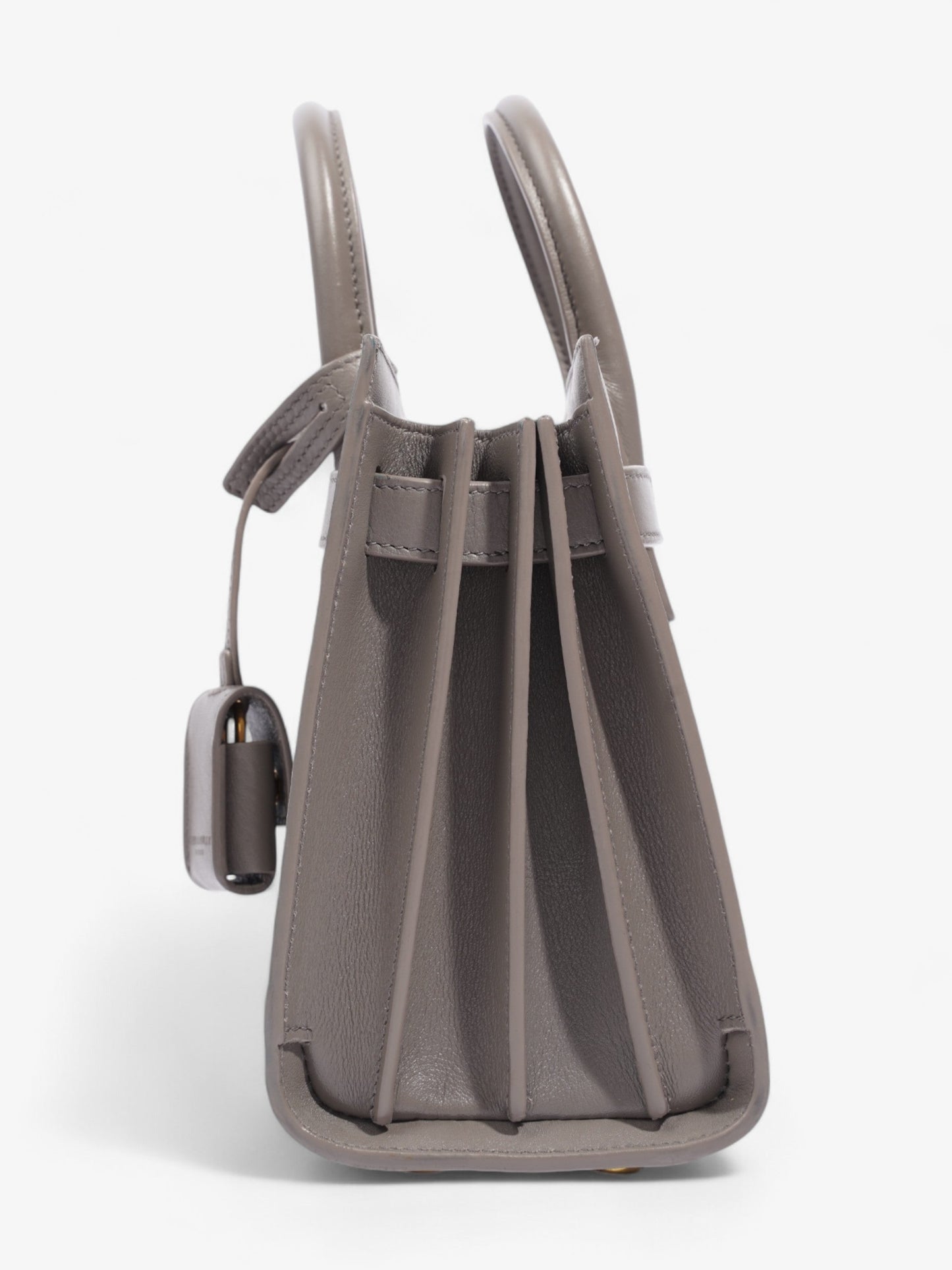 Saint Laurent Sac De Jour Grey Leather Nano