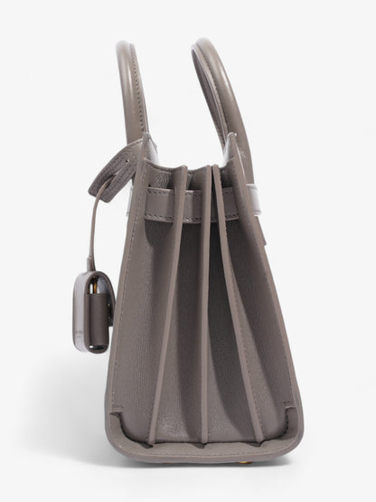 Saint Laurent Sac De Jour Grey Leather Nano