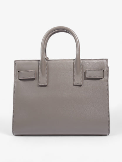 Saint Laurent Sac De Jour Grey Leather Nano