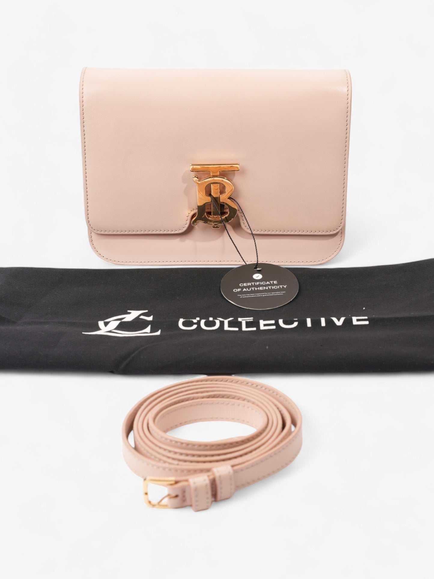 Burberry TB Bag Light Pink Leather Small