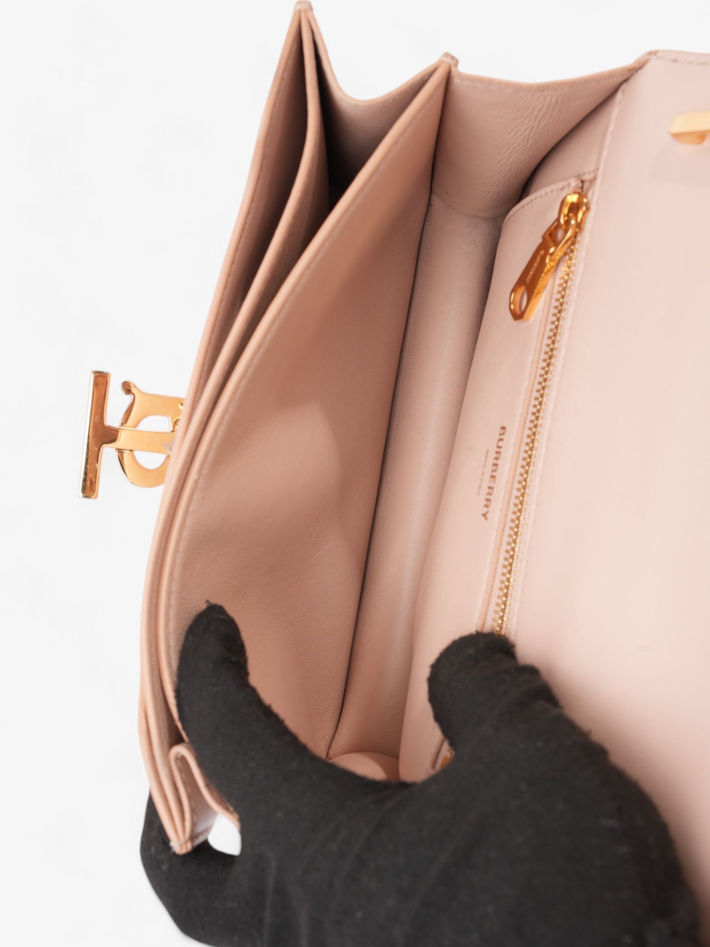 Burberry TB Bag Light Pink Leather Small