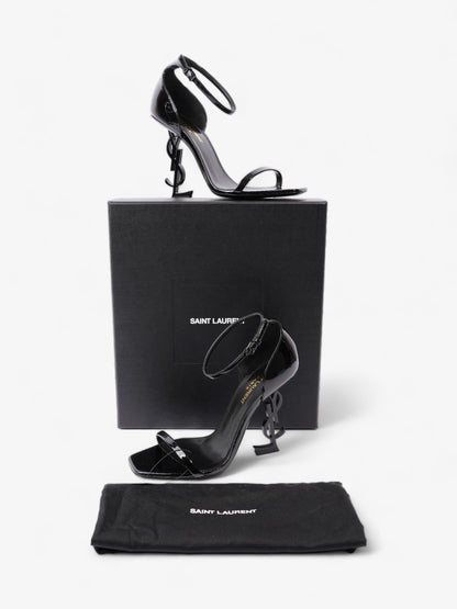 Saint Laurent Opyum 100mm Black Patent Leather EU 38 UK 5