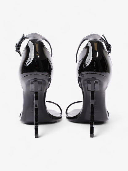 Saint Laurent Opyum 100mm Black Patent Leather EU 38 UK 5