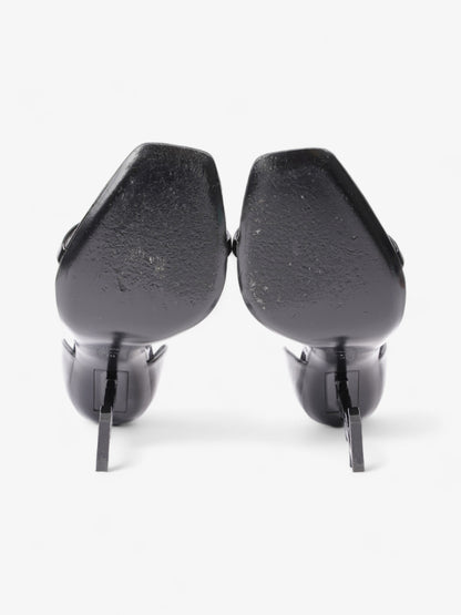 Saint Laurent Opyum 100mm Black Patent Leather EU 38 UK 5