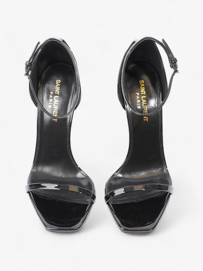 Saint Laurent Opyum 100mm Black Patent Leather EU 38 UK 5