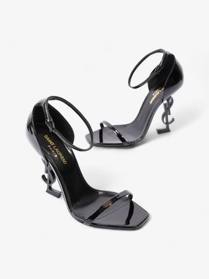 Saint Laurent Opyum 100mm Black Patent Leather EU 38 UK 5