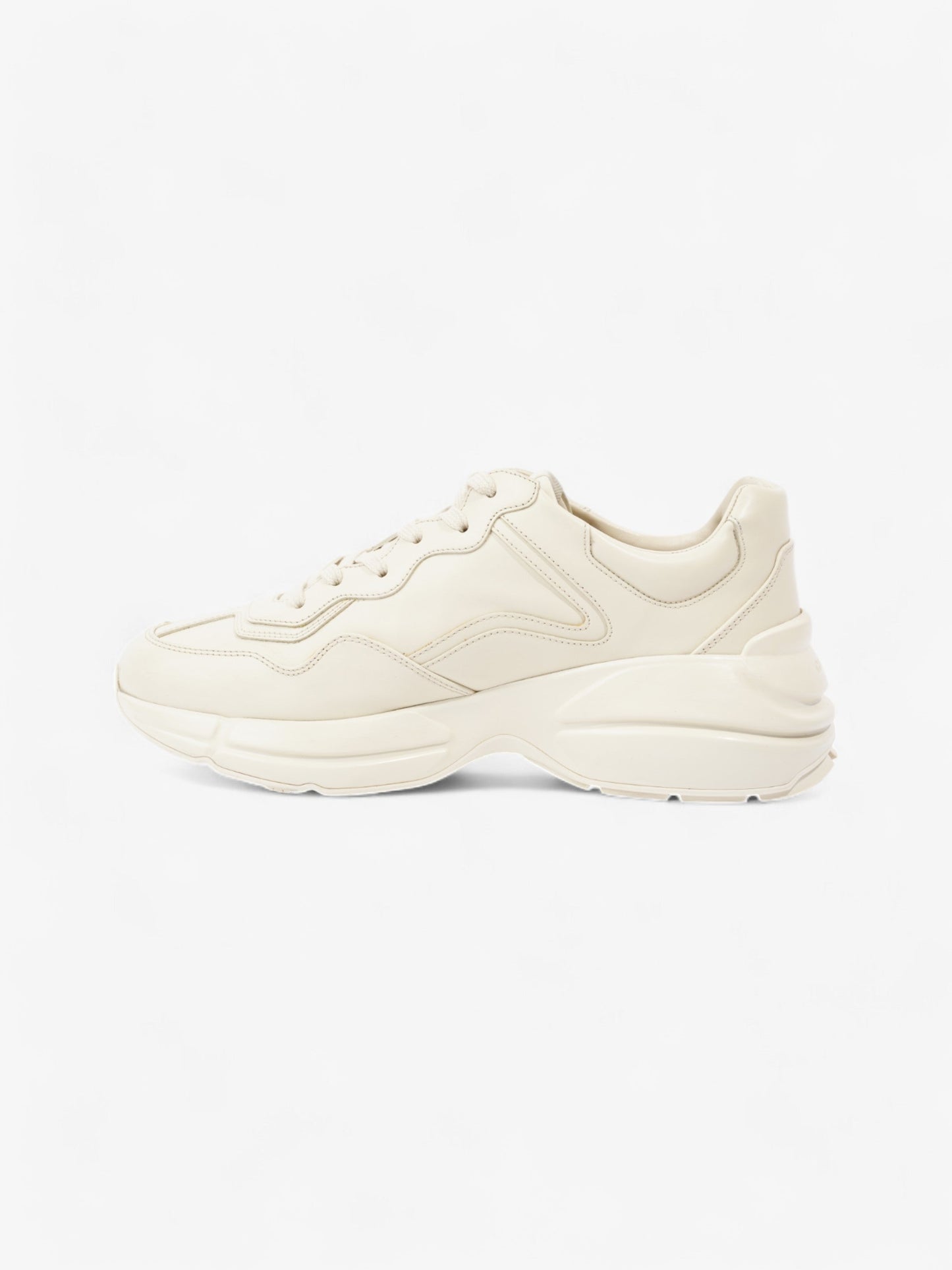 Gucci Rhyton Sneakers Beige  / Red / Green Leather EU 42.5 UK 8.5