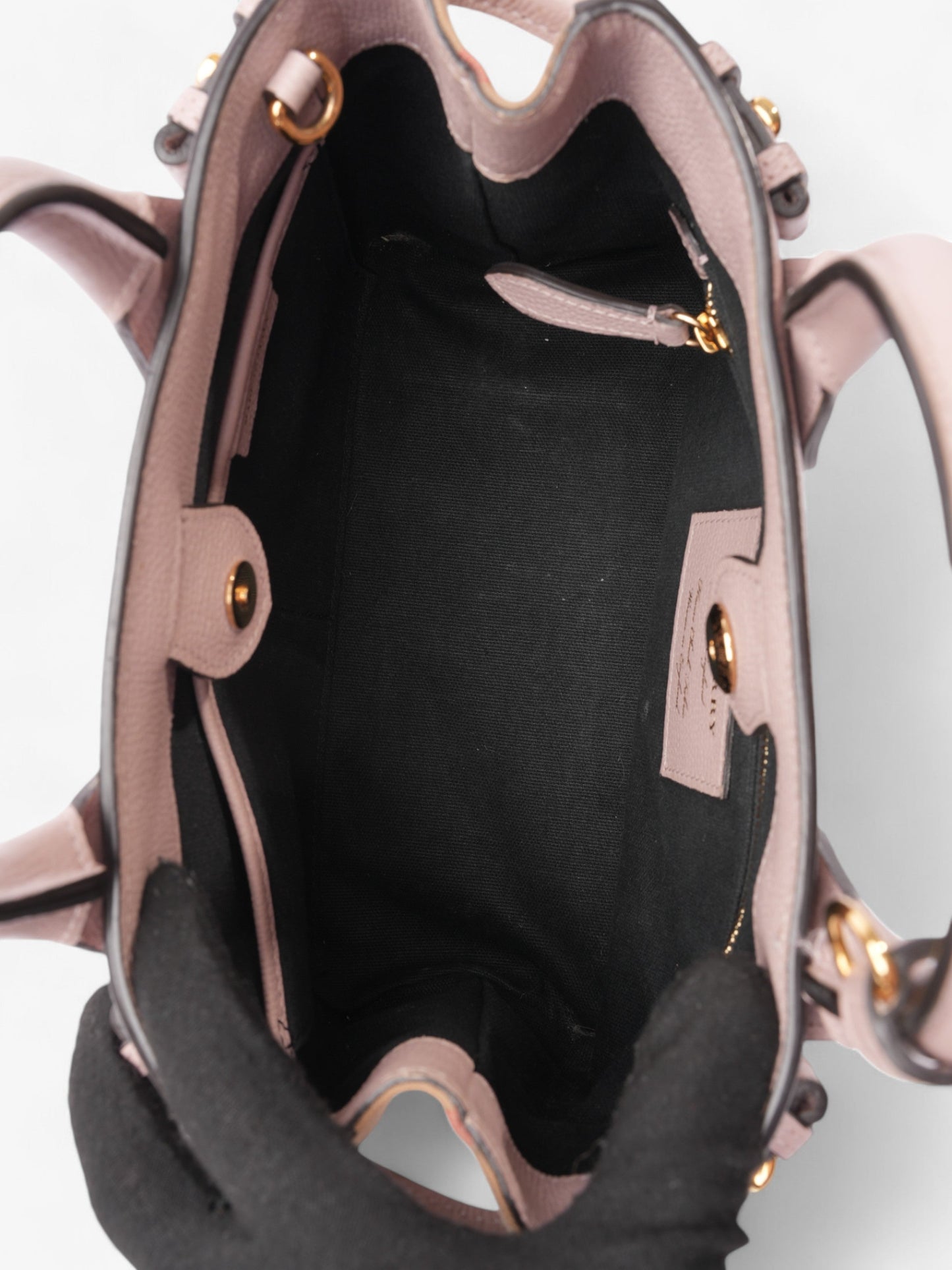 Burberry Banner Bag Pale Orchid / House Check Calfskin Leather Small