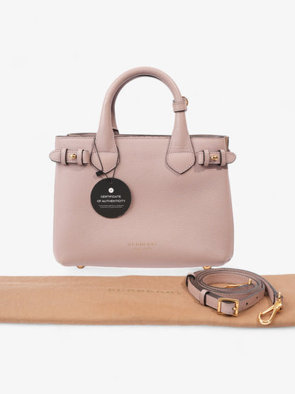 Burberry Banner Bag Pale Orchid / House Check Calfskin Leather Small