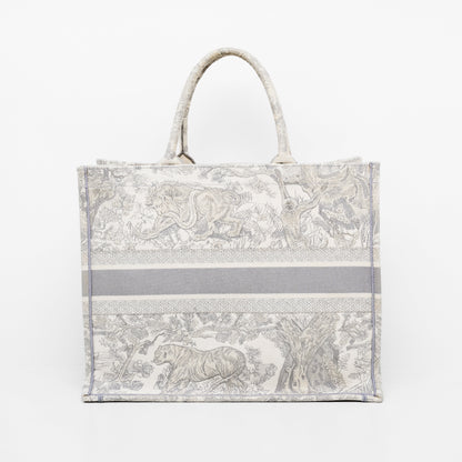 DIOR BOOK TOTE  LARGE IN GRAY