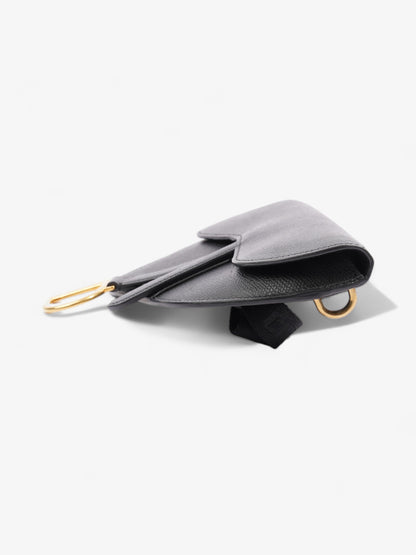 Christian Dior Saddle Belt Bag Black Leather