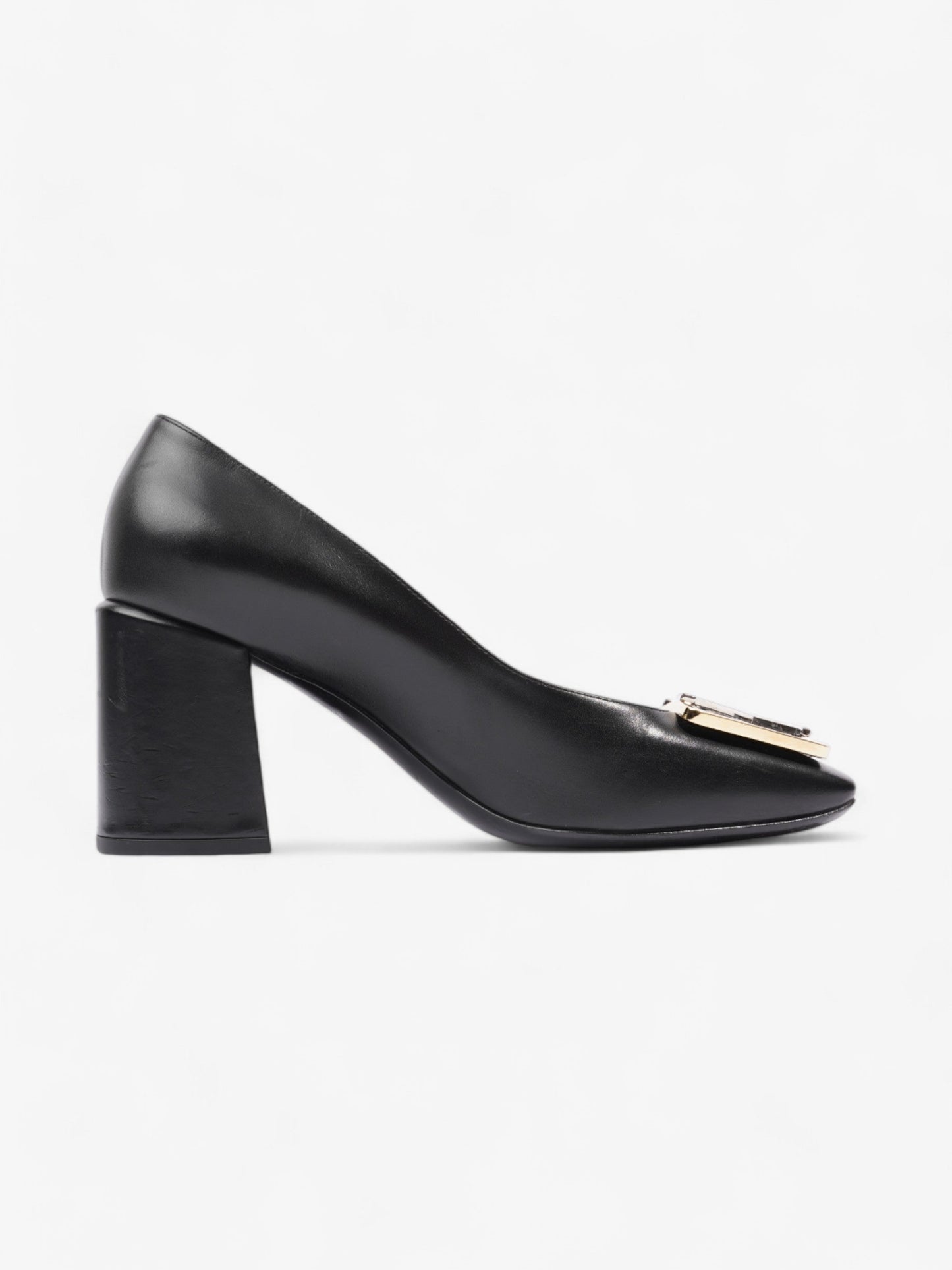 Louis Vuitton Madeleine Heels 70 Black Leather EU 37 UK 4