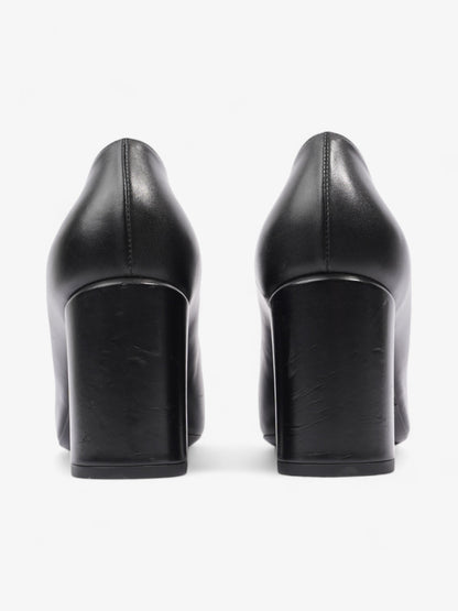 Louis Vuitton Madeleine Heels 70 Black Leather EU 37 UK 4