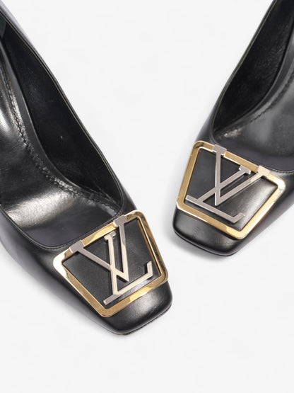Louis Vuitton Madeleine Heels 70 Black Leather EU 37 UK 4